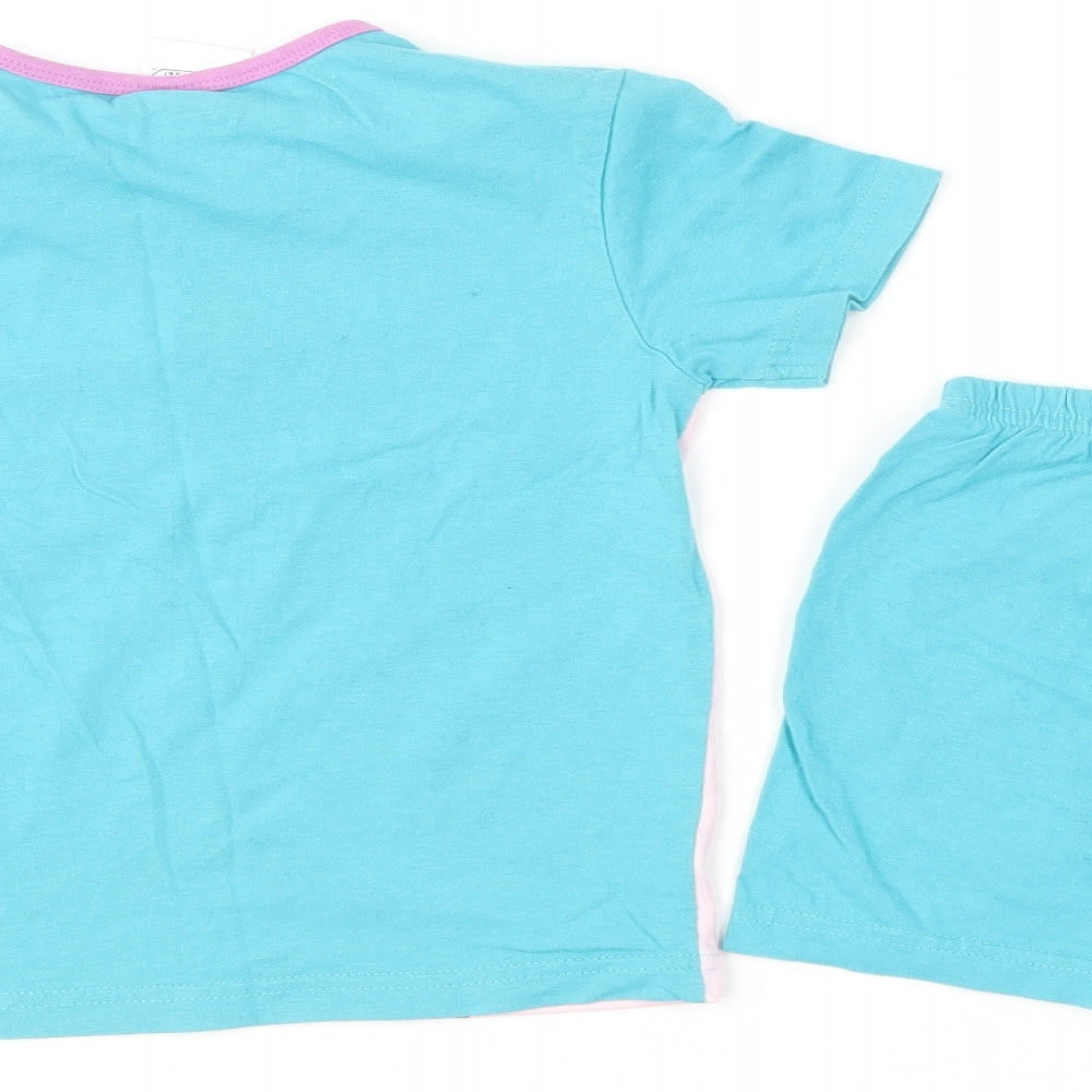 Preworn Girls Black Solid Cotton Top Pyjama Set Size 5-6 Years Pullover - LOL Surprise