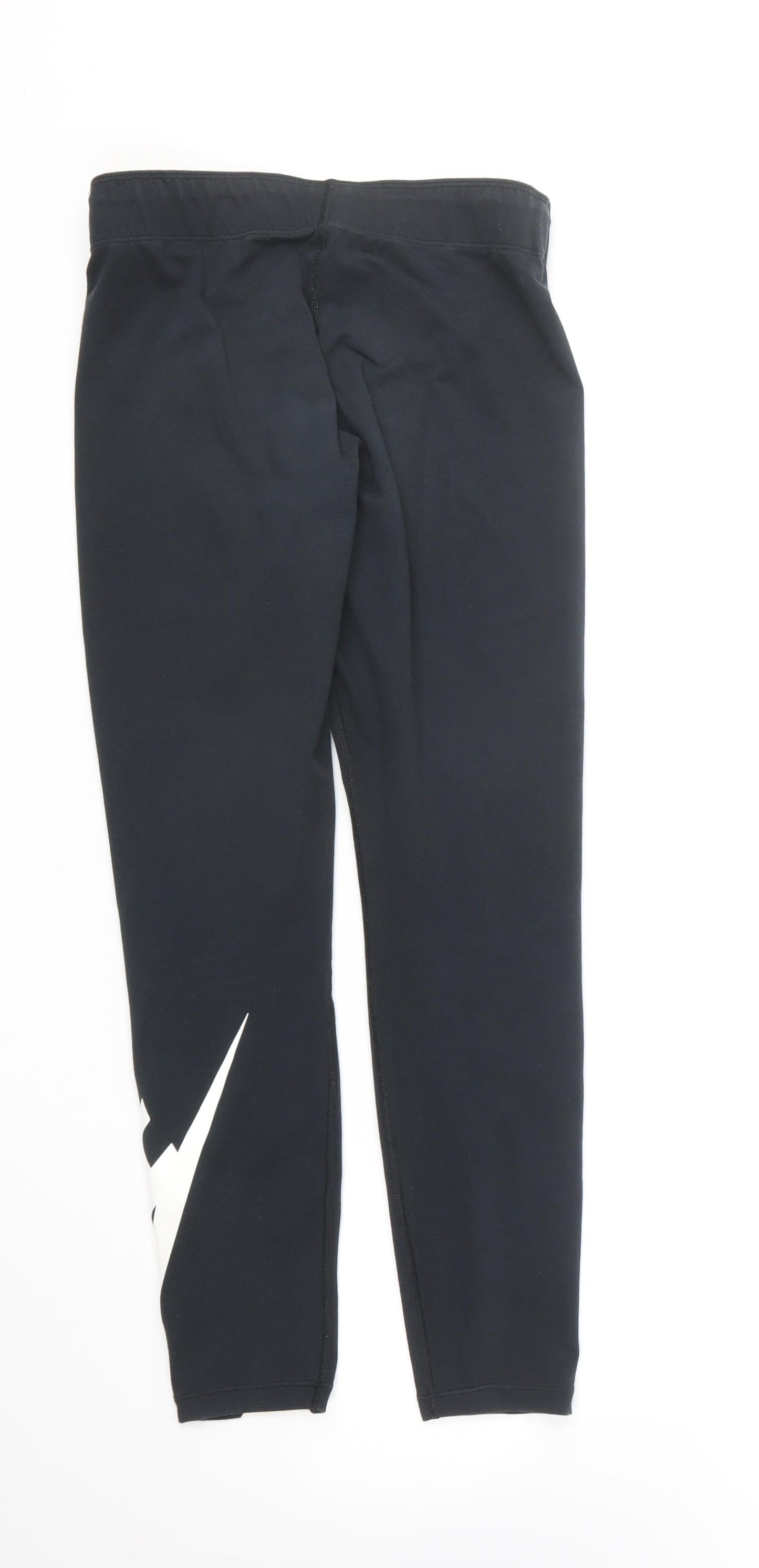 adidas Womens Black Cotton Compression Leggings Size S L25 in Regular