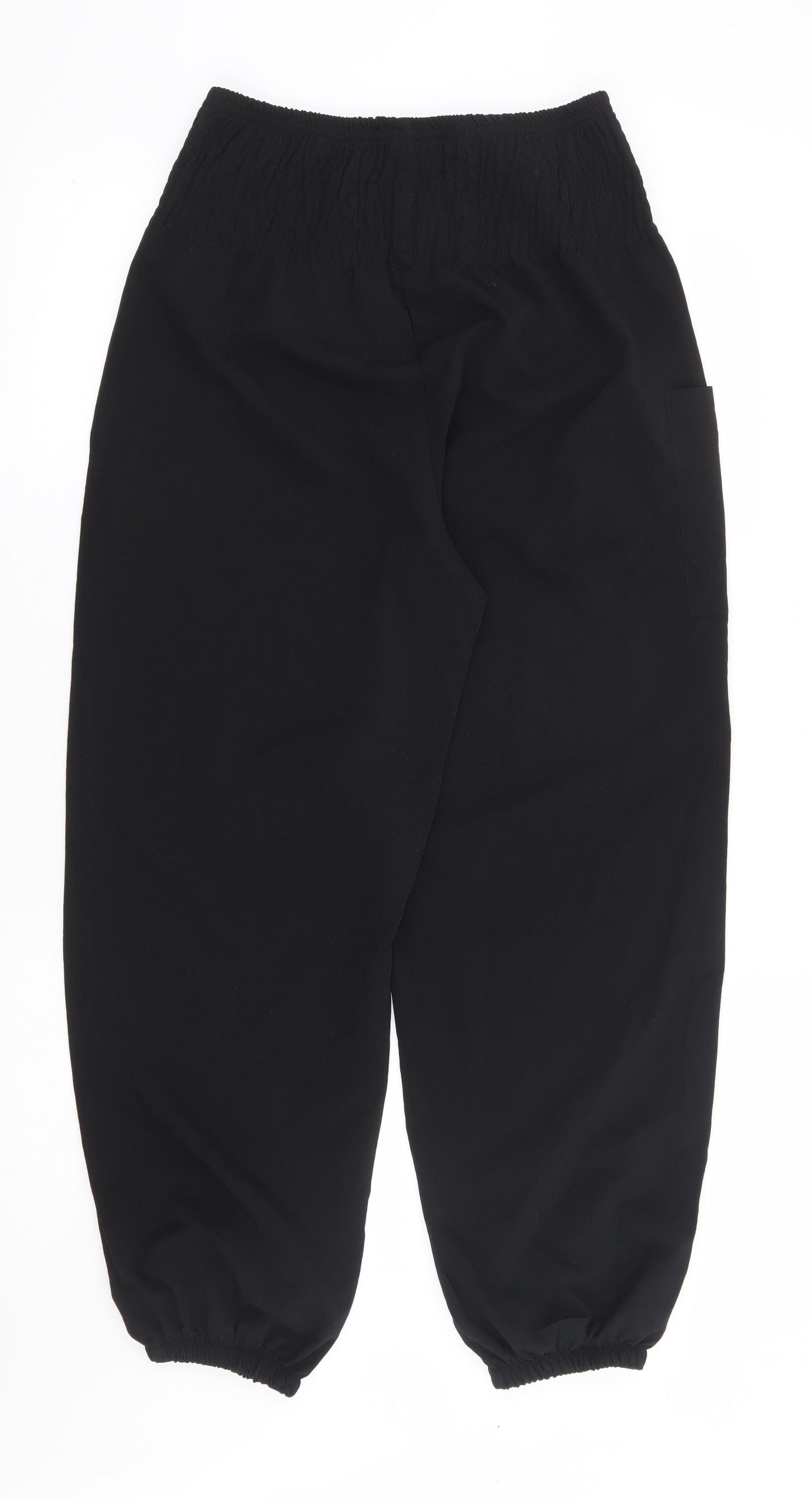 SheIn Womens Black Polyester Harem Trousers Size 8 L27 in Regular
