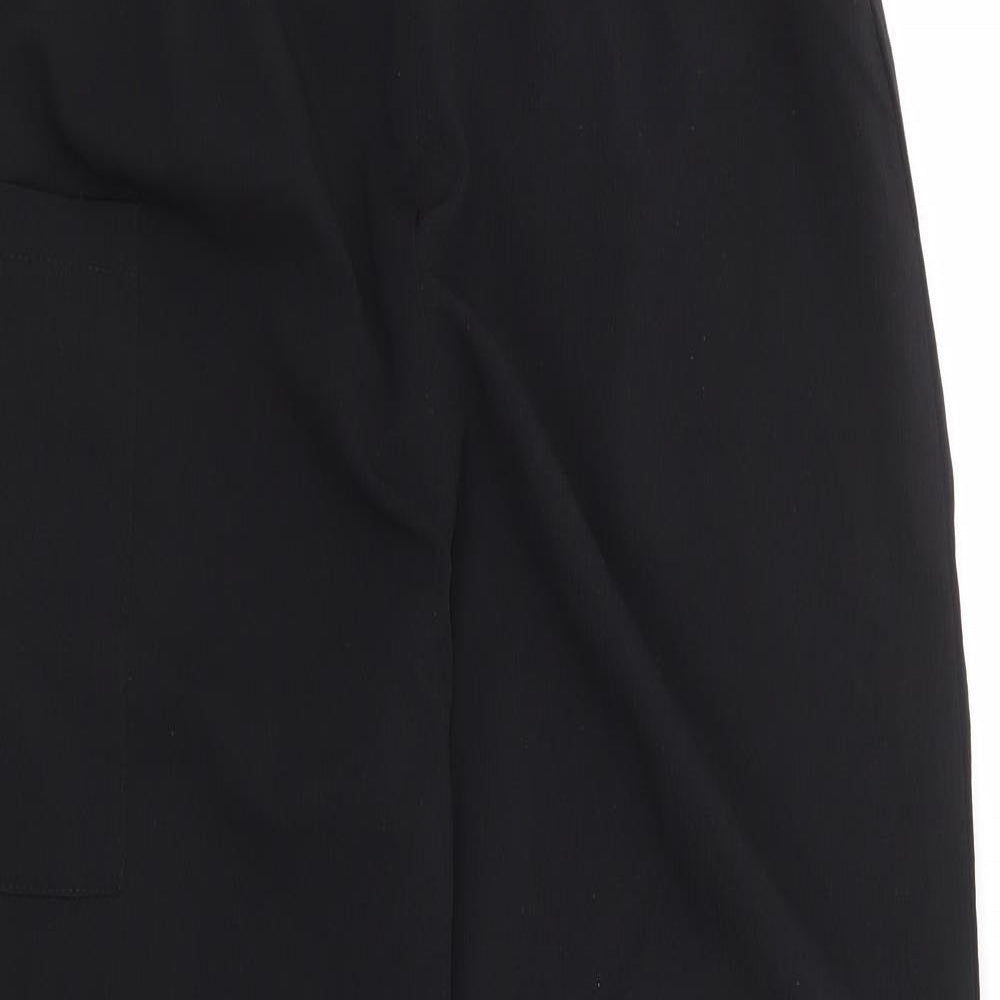 SheIn Womens Black Polyester Harem Trousers Size 8 L27 in Regular