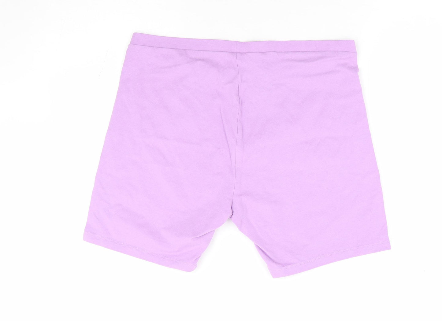 Primark Womens Purple Cotton Athletic Shorts Size 14 L7 in Regular