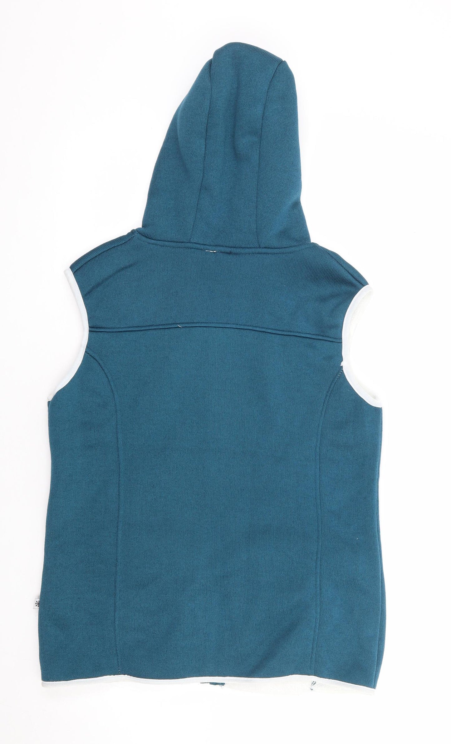 ESMARA Womens Green Gilet Jacket Size 12 Zip - Fur Lined