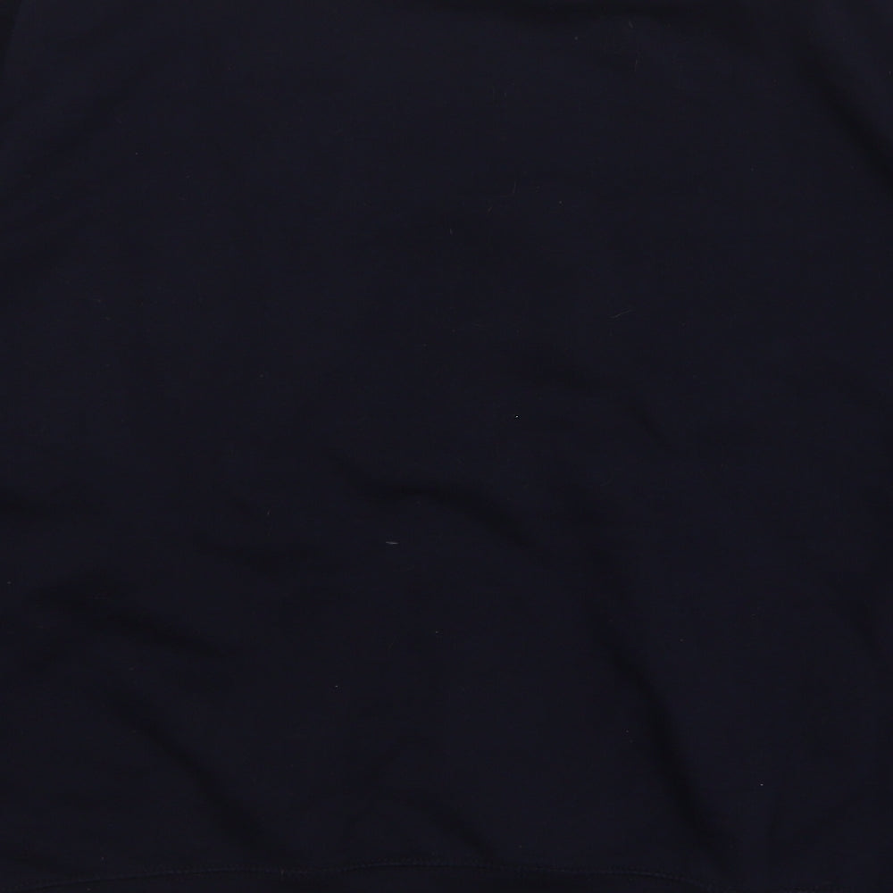 PRETTYLITTLETHING Womens Blue Cotton Pullover Sweatshirt Size M Pullover - Columbia