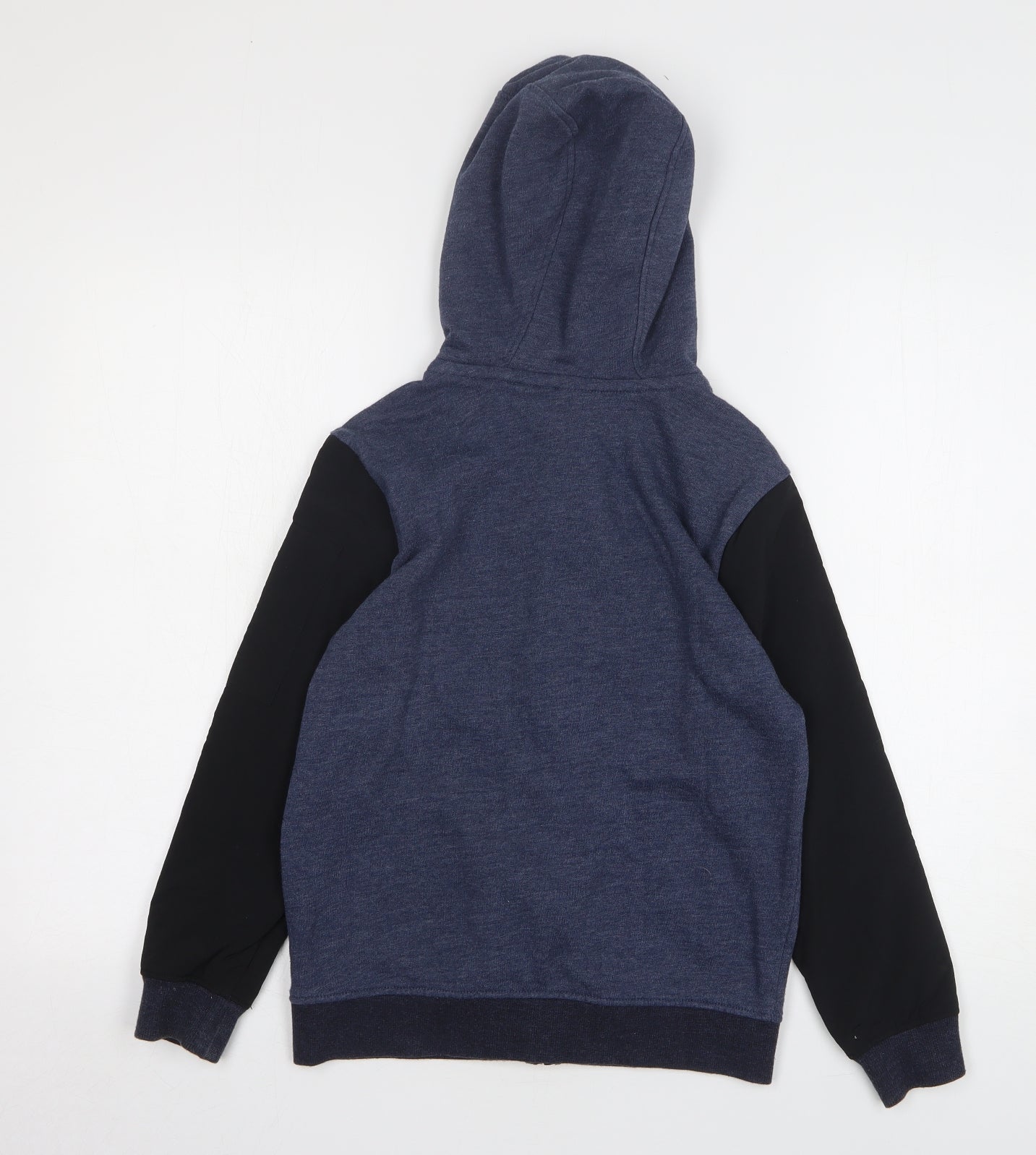 Primark Boys Blue Cotton Full Zip Hoodie Size 9-10 Years Zip