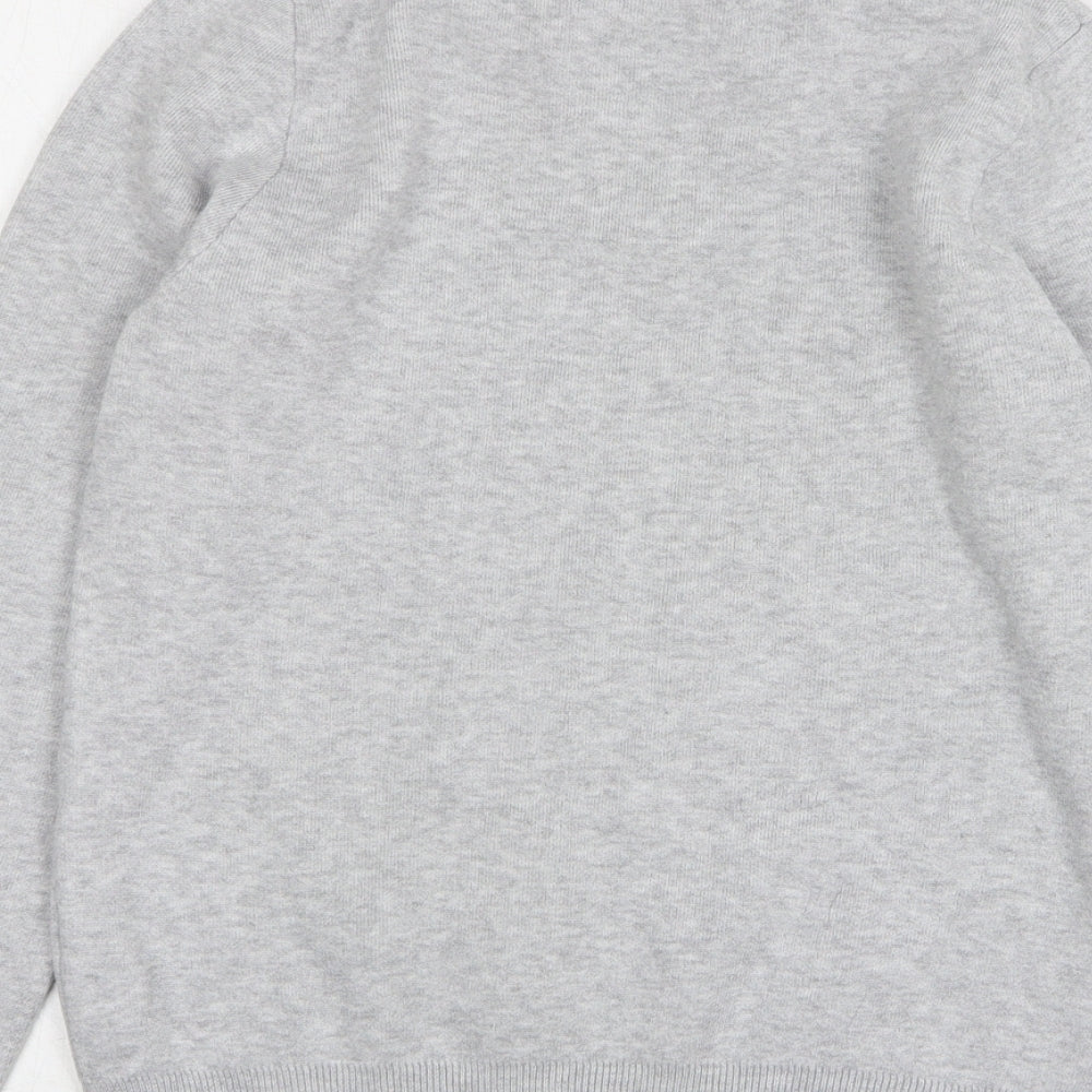 Primark Womens Grey Collared Polyester Pullover Jumper Size 10