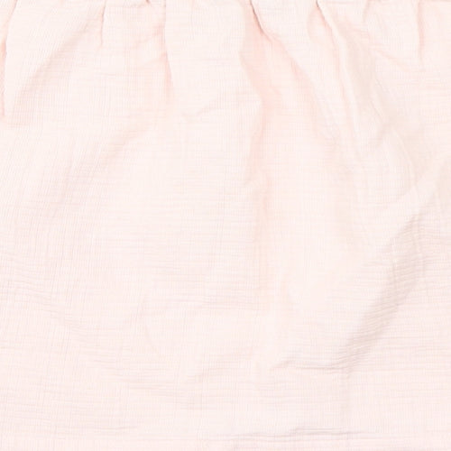 Leigh Tucker Willow Girls Pink Cotton Straight & Pencil Skirt Size 9-10 Years Regular Tie