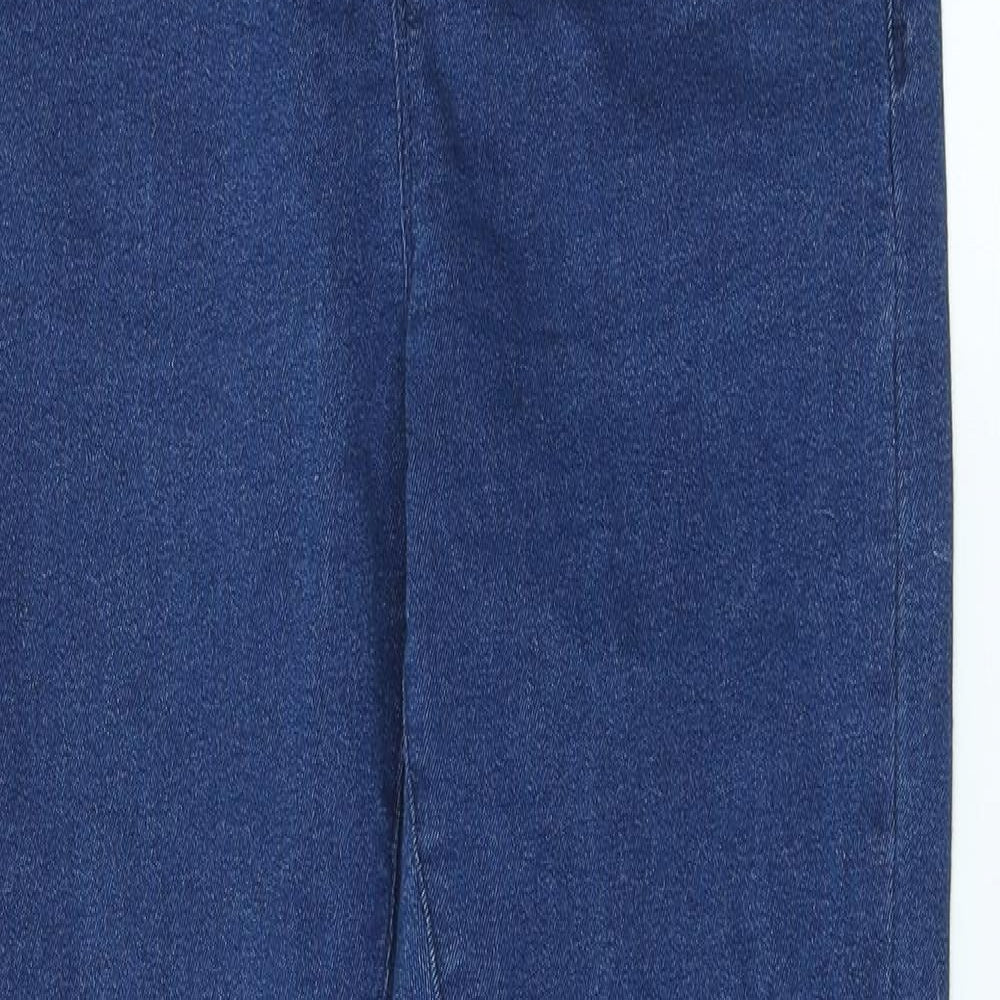 Pep&Co Womens Blue Cotton Jegging Jeans Size 10 L27 in Regular