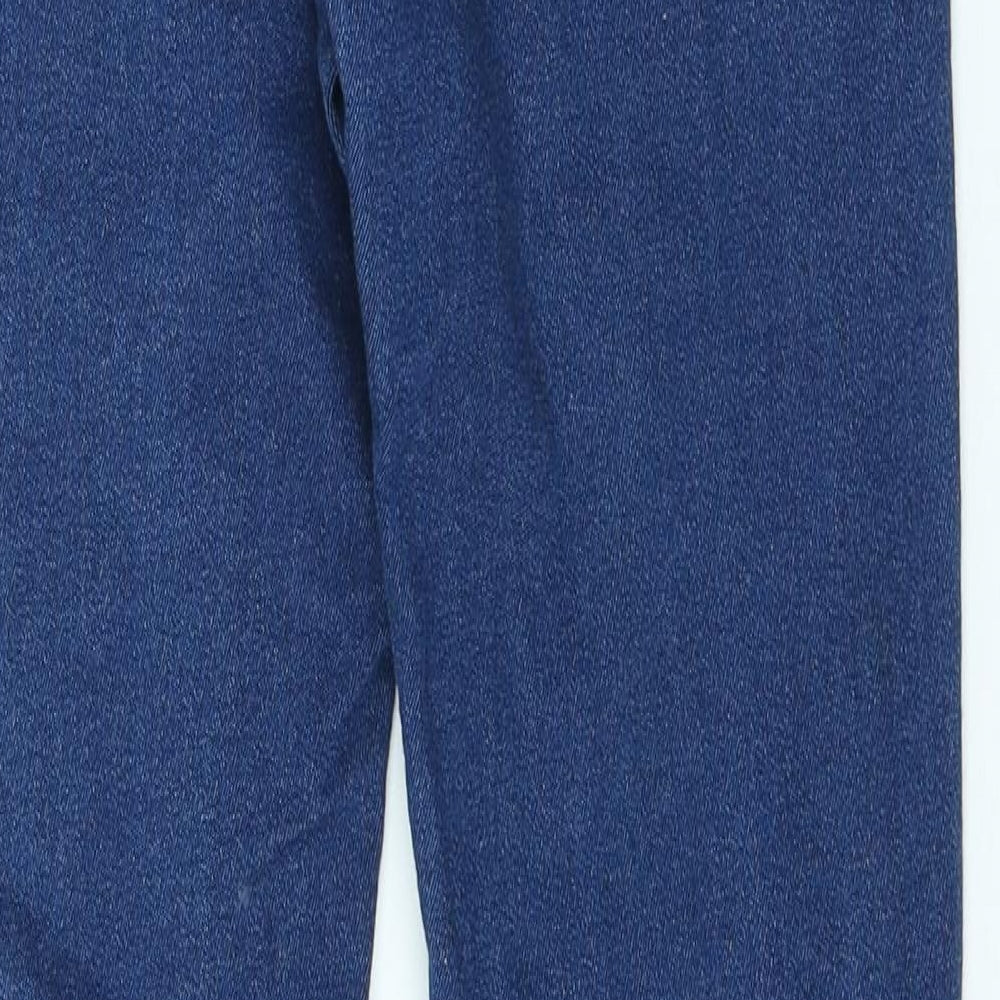 Pep&Co Womens Blue Cotton Jegging Jeans Size 10 L27 in Regular