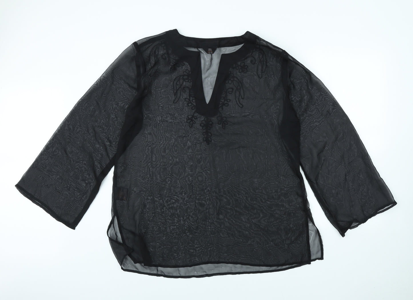 Atmosphere Womens Black Polyester Cover Up Size 18 - Beach wear