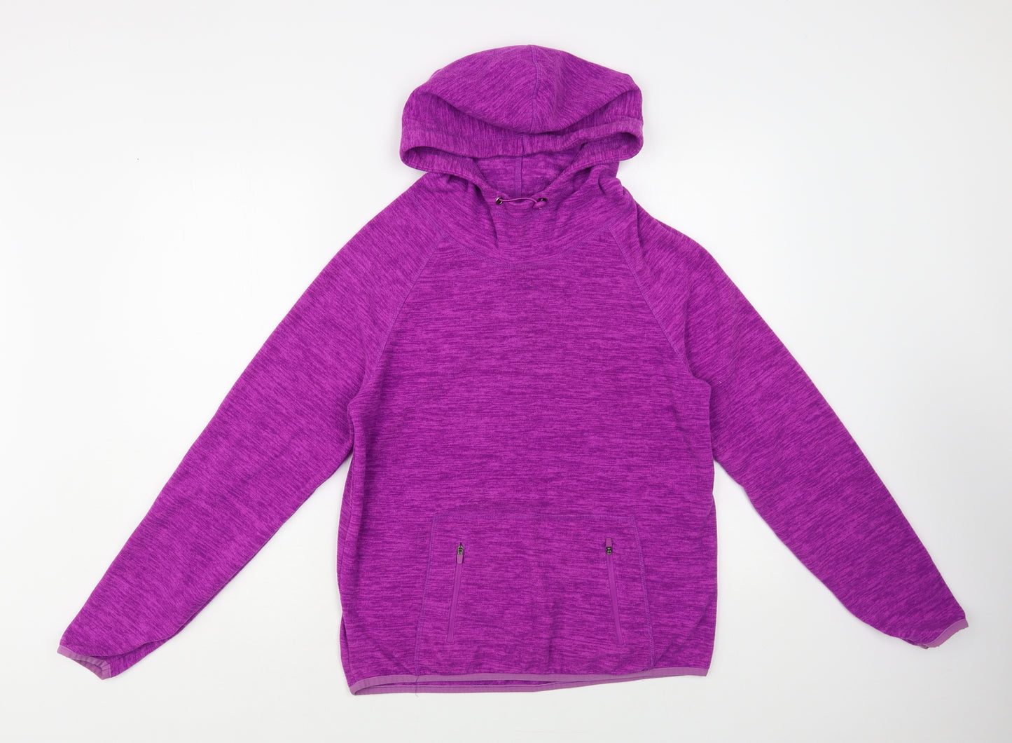 Dunnes Stores Womens Purple Polyester Pullover Hoodie Size 12 Pullover