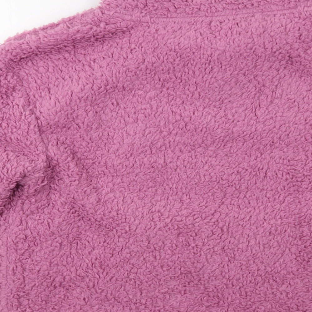 Onfire Womens Pink High Neck Polyester Pullover Jumper Size 16