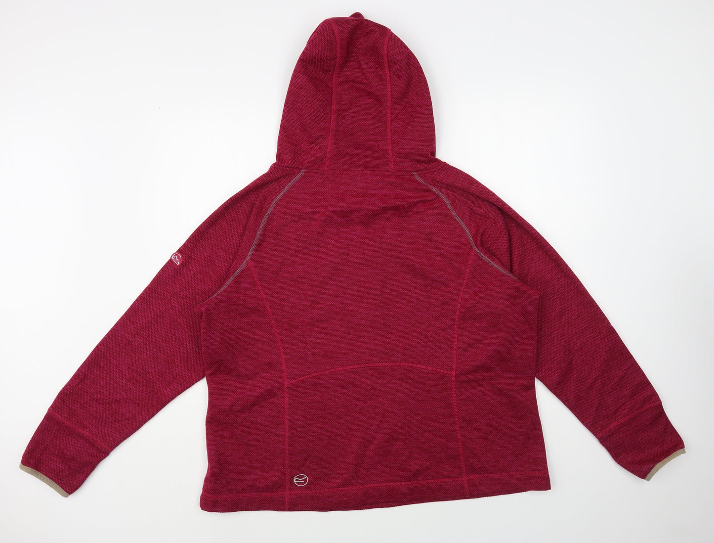 Regatta Womens Purple Polyester Pullover Hoodie Size 20 Pullover
