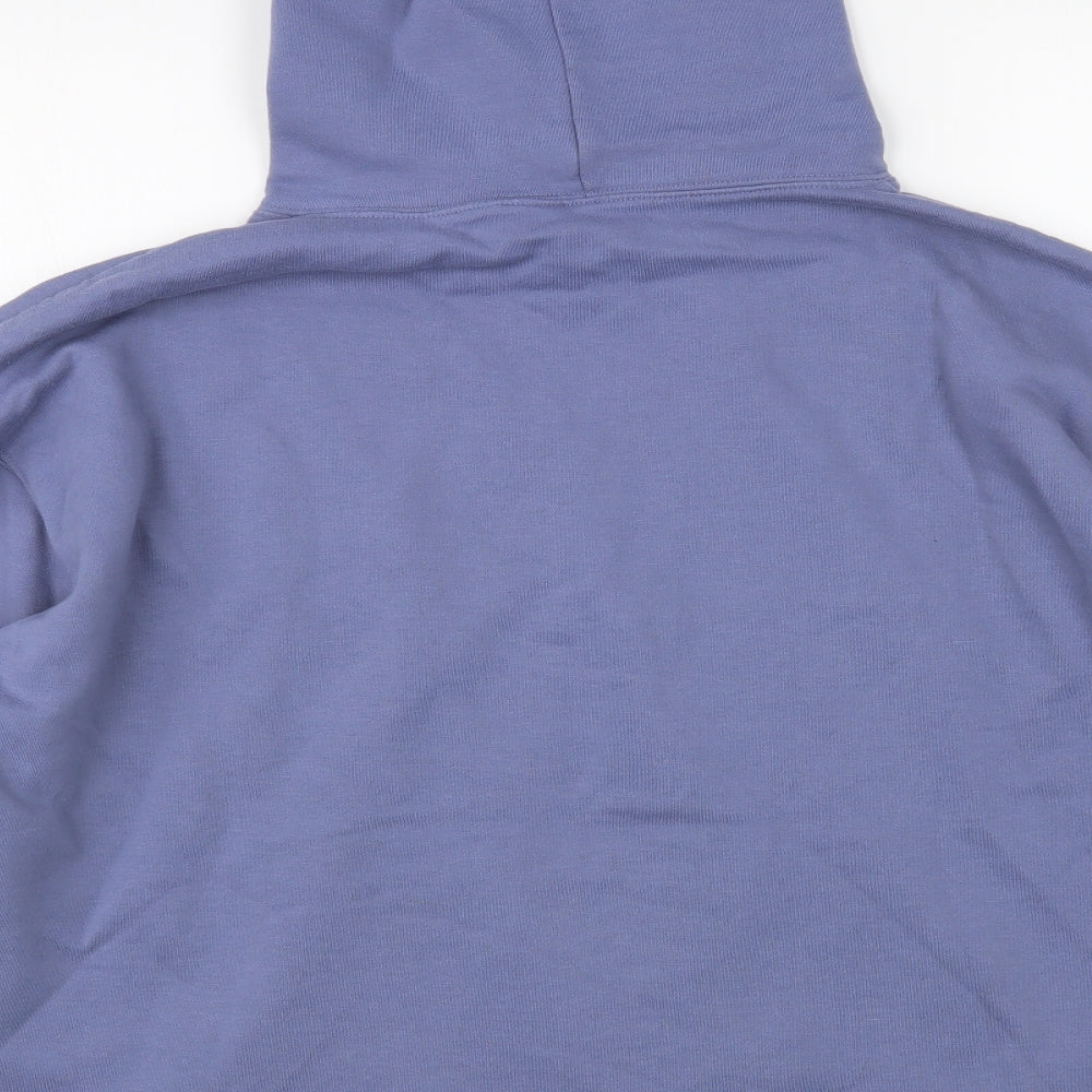 Dunnes Stores Womens Blue Cotton Pullover Hoodie Size XL Pullover