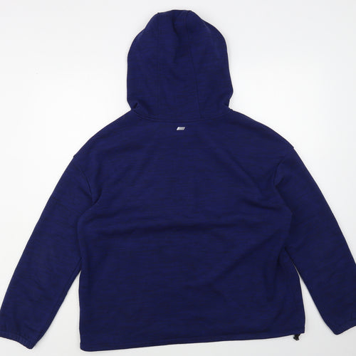 Amazon Womens Blue Polyester Pullover Hoodie Size 2XL Zip