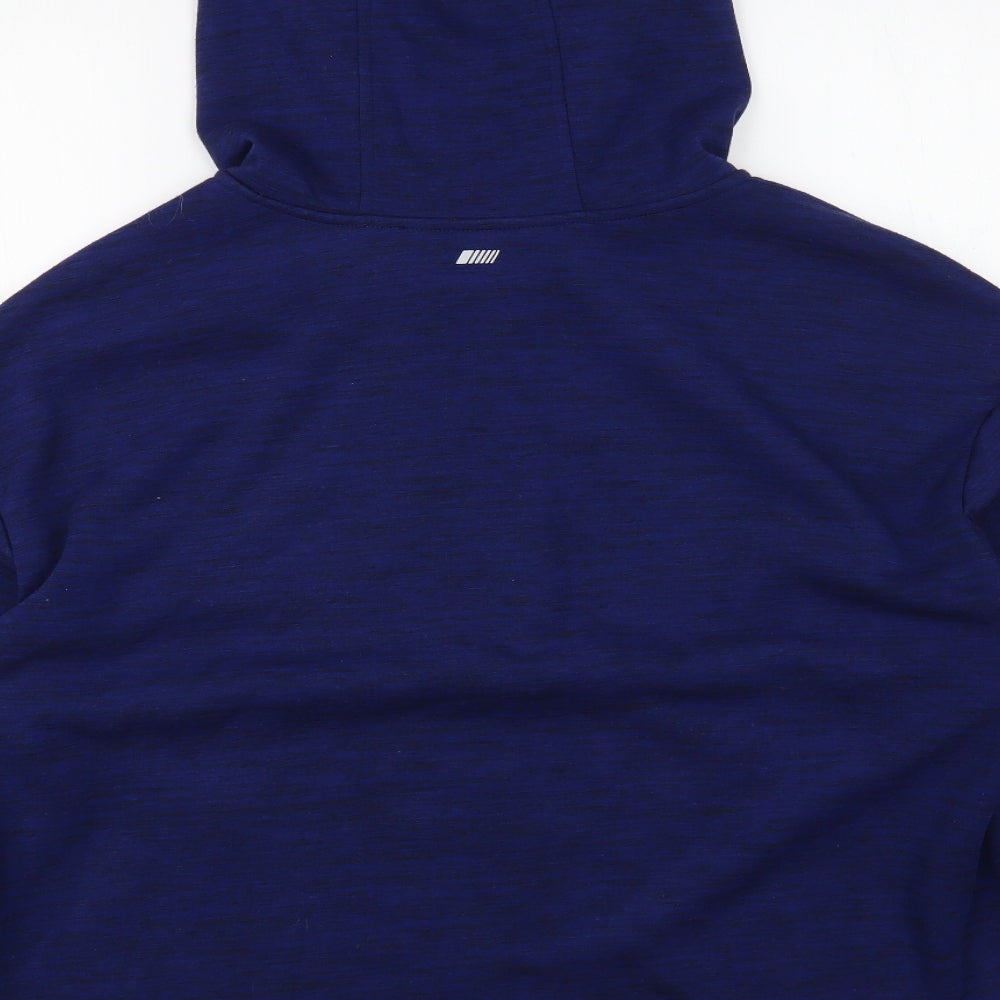 Amazon Womens Blue Polyester Pullover Hoodie Size 2XL Zip