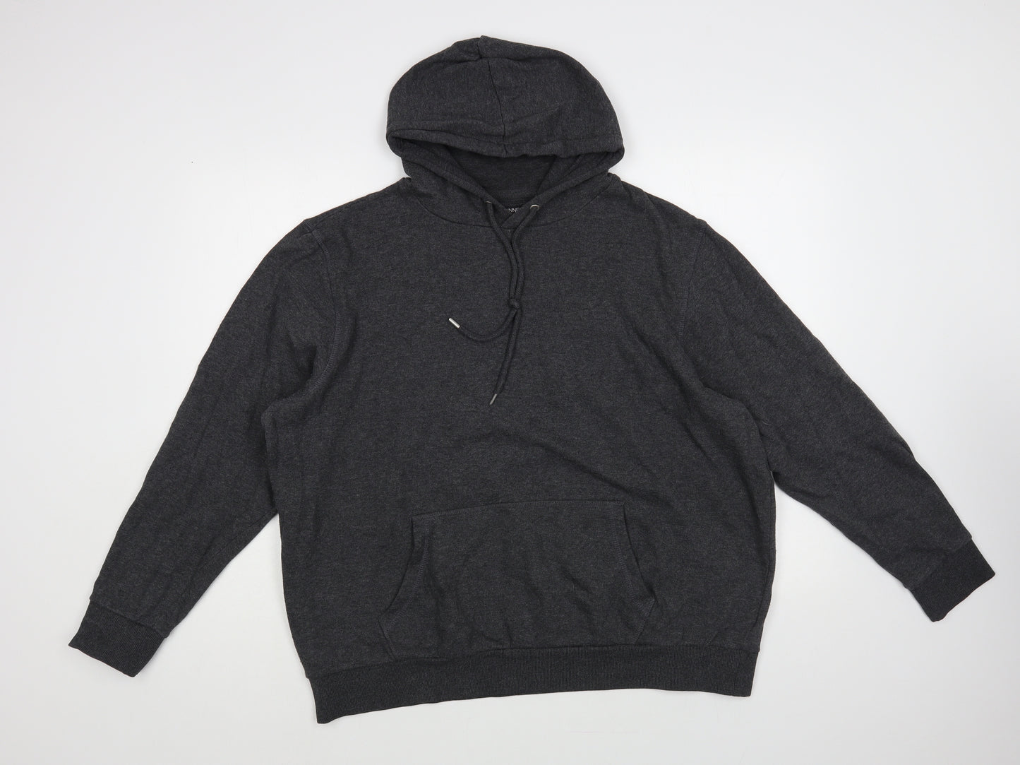 Dunnes Stores Womens Grey Camel Pullover Hoodie Size XL Pullover