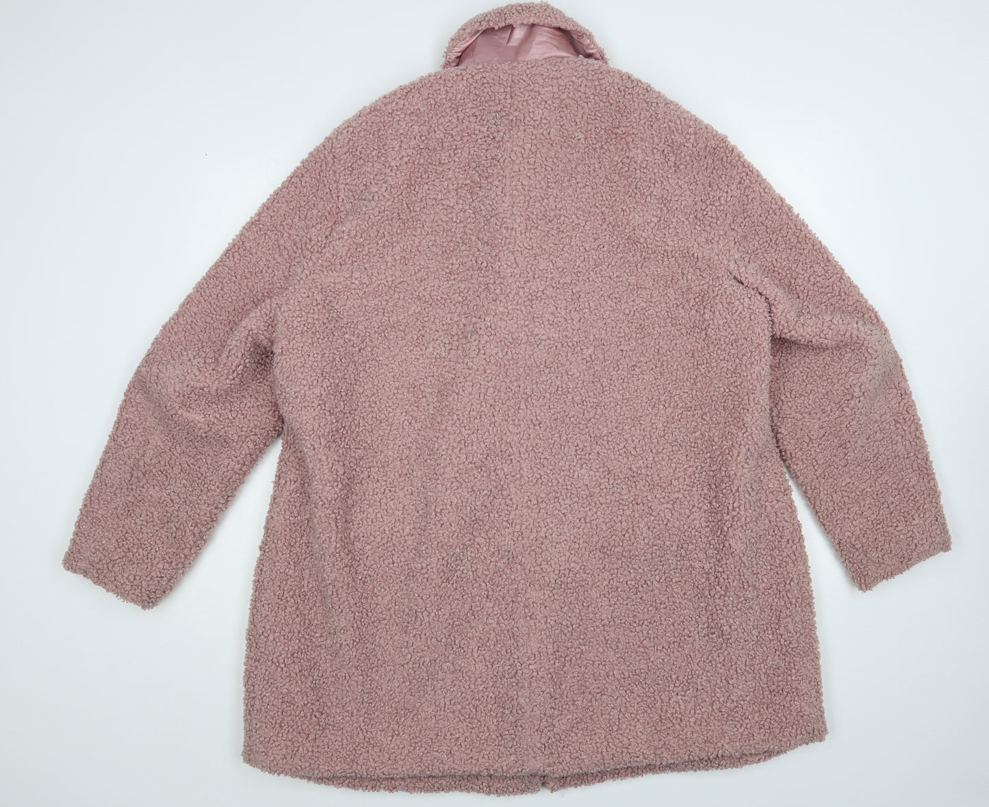 Capsule Womens Pink Pea Coat Coat Size 20 Button