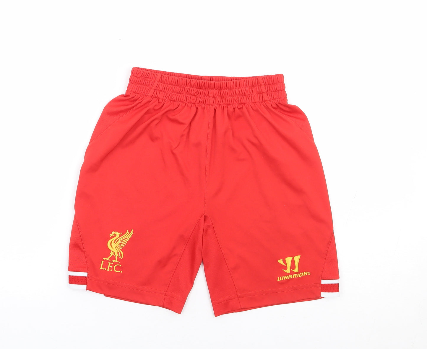 Warrior Boys Red Polyester Sweat Shorts Size 7 Years Regular - Liverpool FC