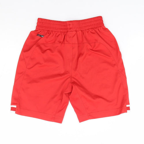 Warrior Boys Red Polyester Sweat Shorts Size 7 Years Regular - Liverpool FC