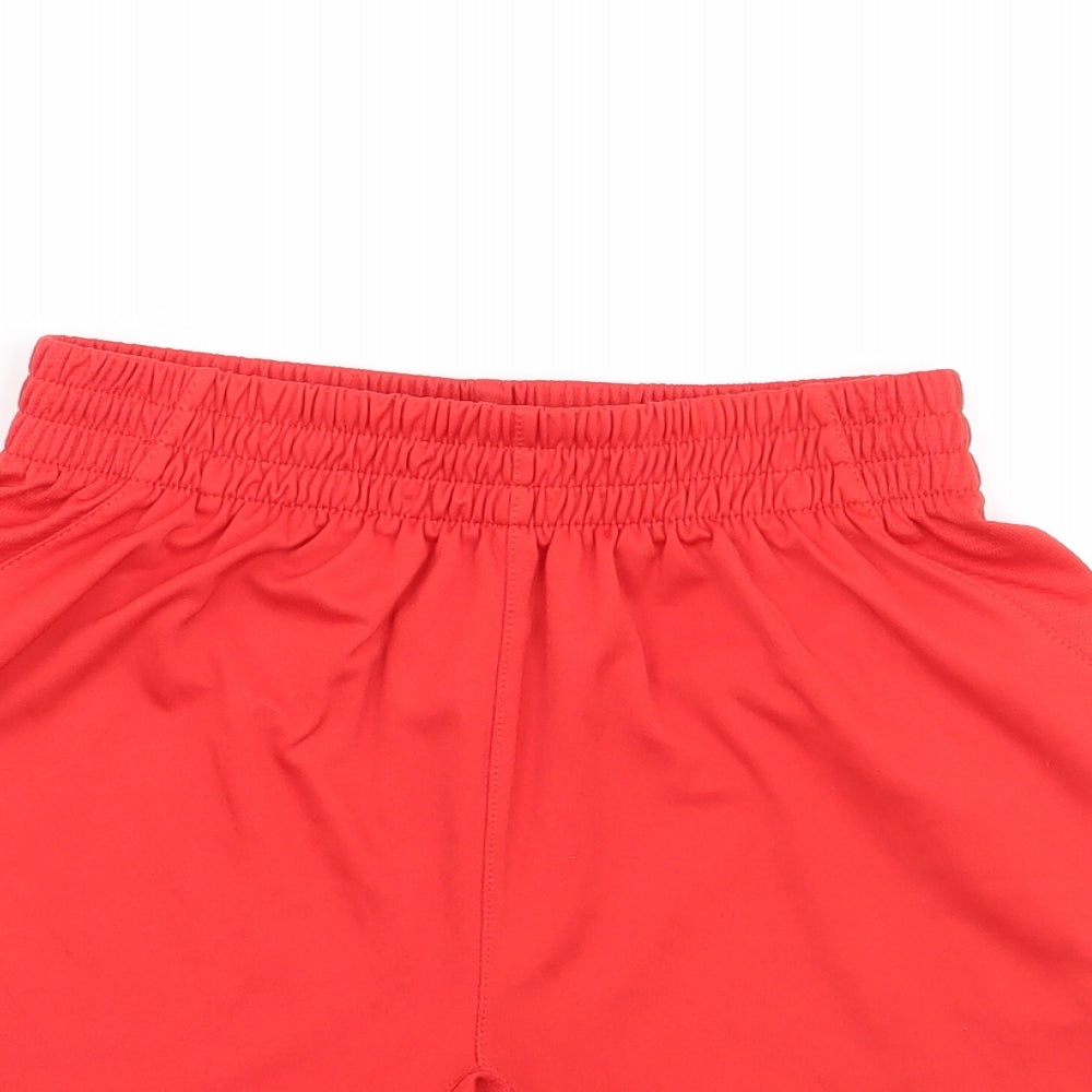Warrior Boys Red Polyester Sweat Shorts Size 7 Years Regular - Liverpool FC