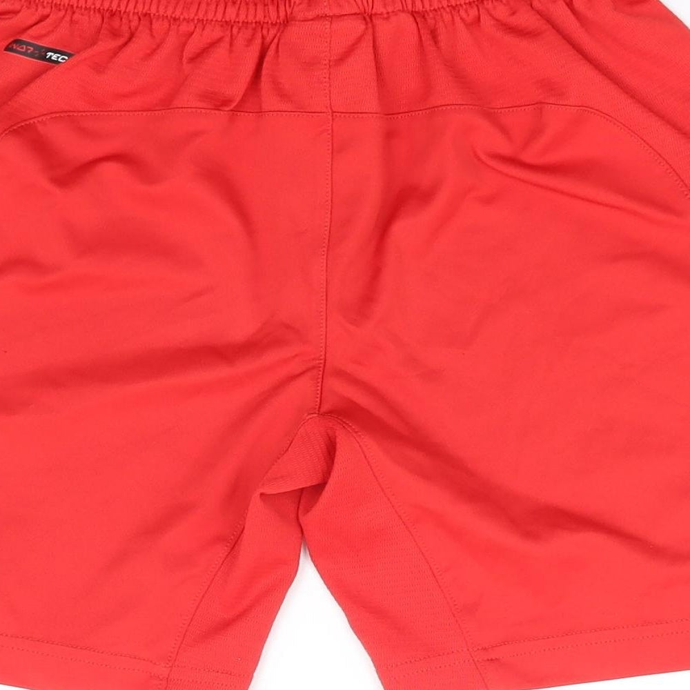Warrior Boys Red Polyester Sweat Shorts Size 7 Years Regular - Liverpool FC