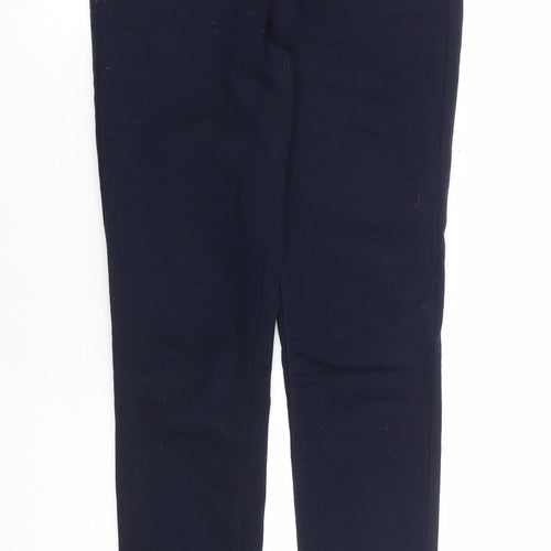 Dunnes Womens Blue Cotton Skinny Jeans Size 8 L29 in Regular Zip
