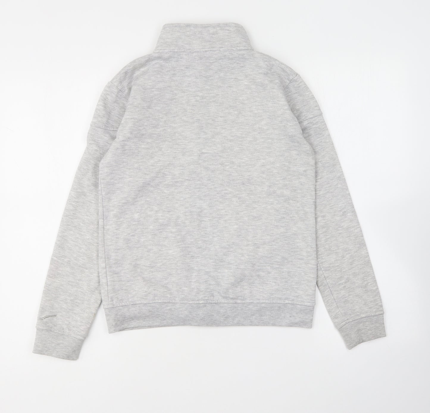 LA Gear Girls Grey Polyester Full Zip Sweatshirt Size 11-12 Years Zip