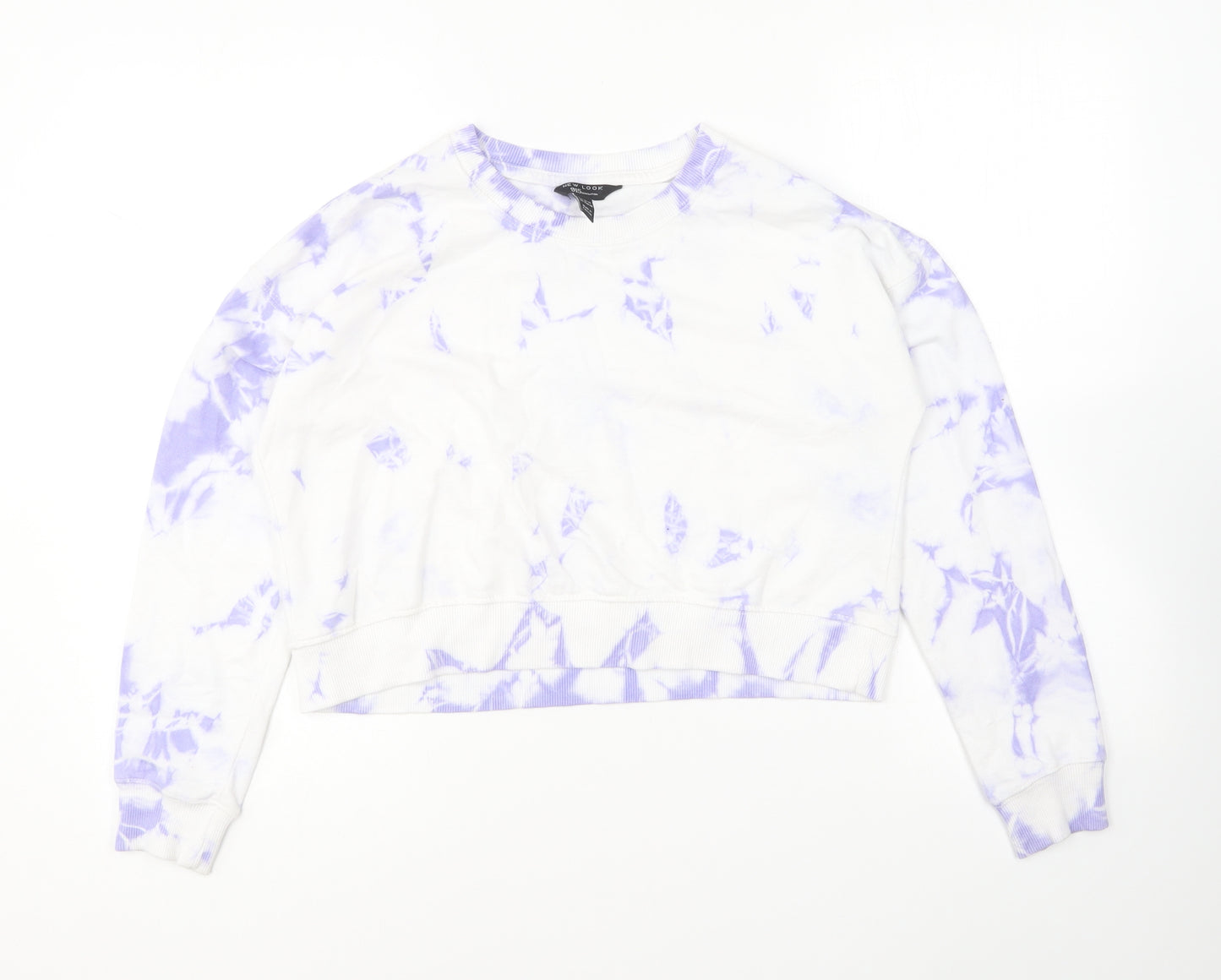 New Look Girls Multicoloured Polyester Pullover Sweatshirt Size 12-13 Years Pullover - Tie Dye