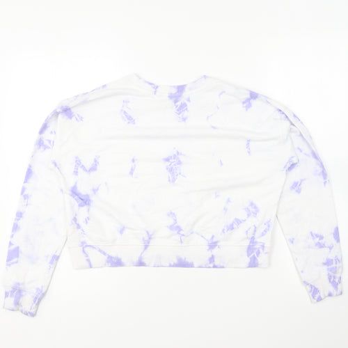 New Look Girls Multicoloured Polyester Pullover Sweatshirt Size 12-13 Years Pullover - Tie Dye