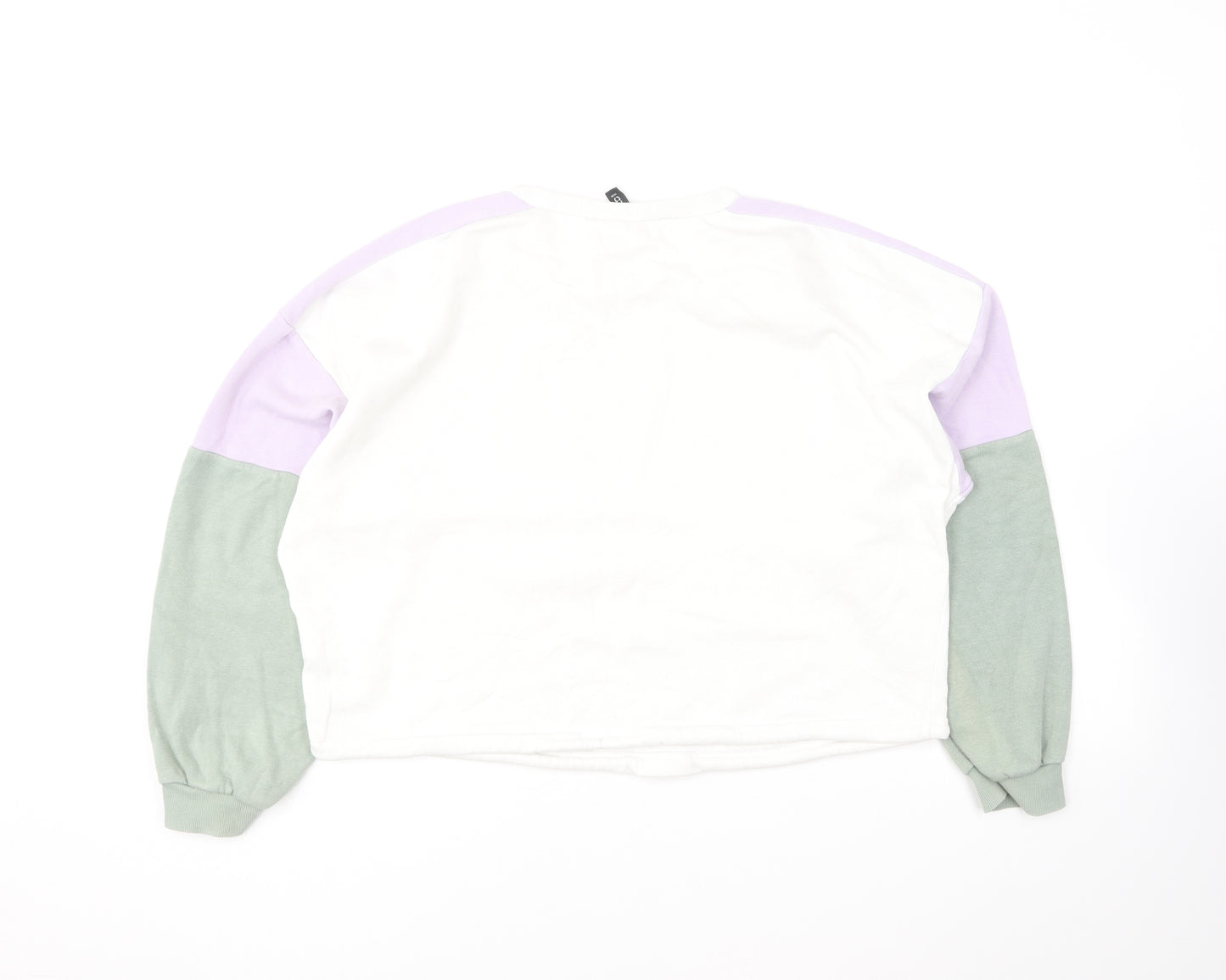 H&M Womens Multicoloured Cotton Pullover Sweatshirt Size M Pullover - Fresno California