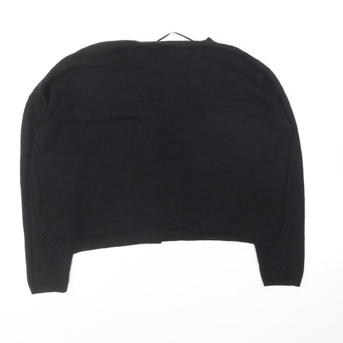 Marks and Spencer Womens Black V-Neck Acrylic Cardigan Jumper Size S