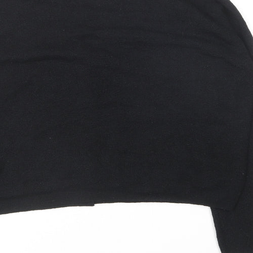 Marks and Spencer Womens Black V-Neck Acrylic Cardigan Jumper Size S