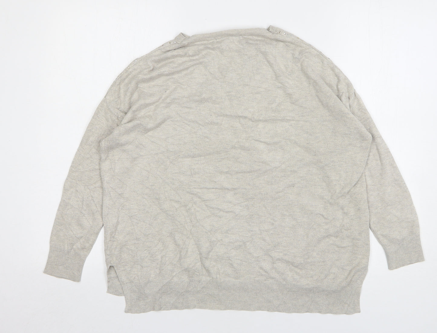 Atmosphere Womens Beige Roll Neck Acrylic Pullover Jumper Size 10