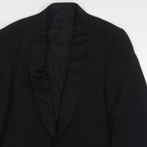 Mr Harry Mens Black Wool Jacket Suit Jacket Size 38
