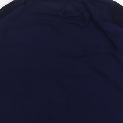 Atmosphere Womens Blue V-Neck Viscose Pullover Jumper Size 12