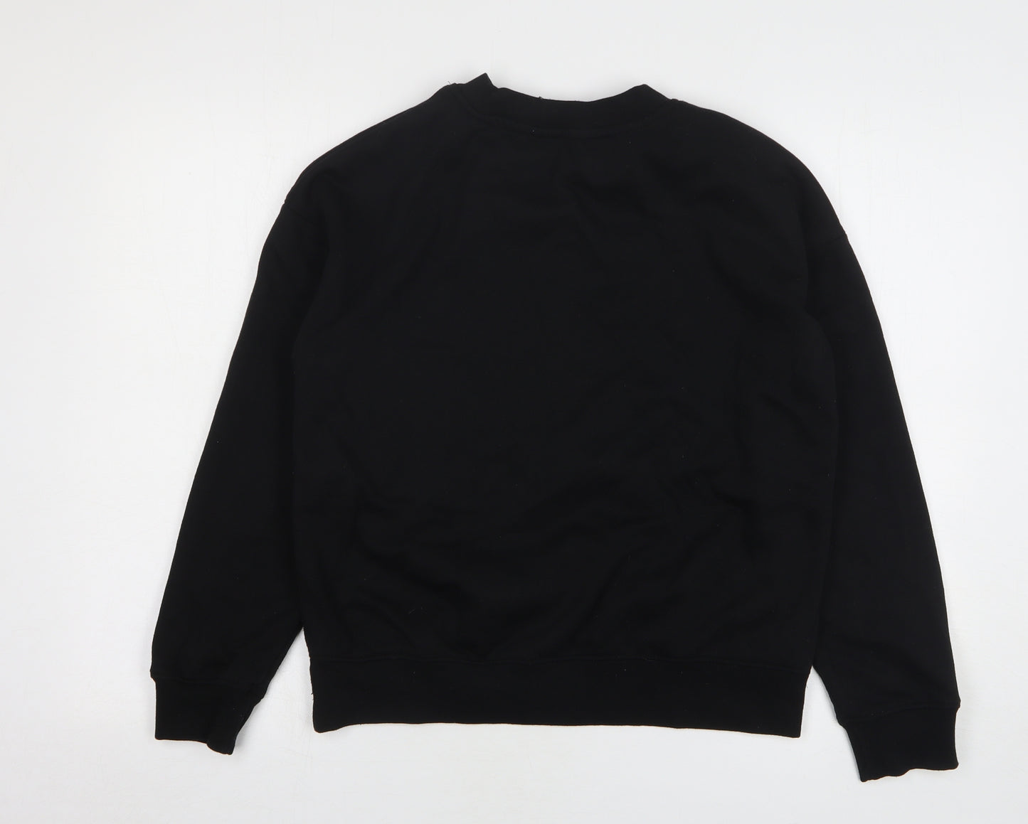 Primark Womens Black Polyester Pullover Sweatshirt Size 6 Pullover