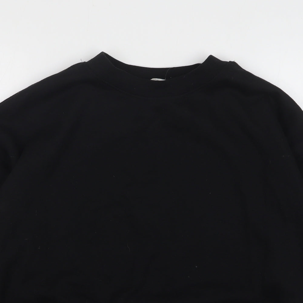 Primark Womens Black Polyester Pullover Sweatshirt Size 6 Pullover