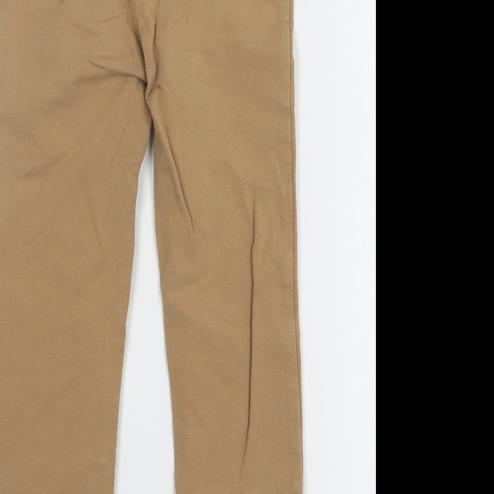 H&M Girls Beige Cotton Jegging Jeans Size 5-6 Years Regular