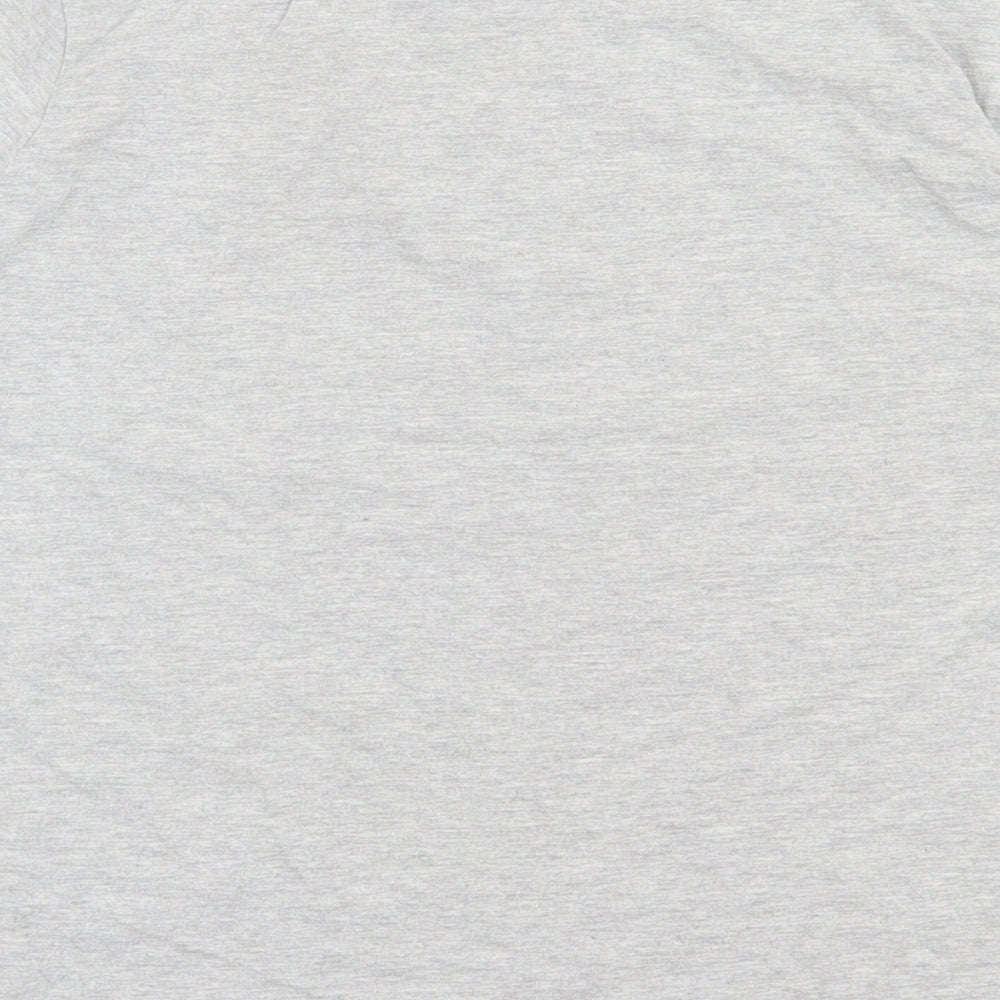 George Boys Grey Cotton Basic T-Shirt Size 11-12 Years Crew Neck Pullover - Pro Gamer
