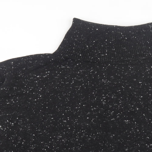 NEXT Womens Black Roll Neck Acrylic Pullover Jumper Size L