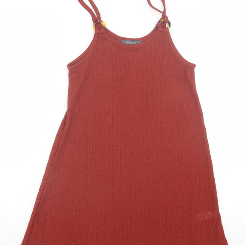 Primark Womens Brown Polyester A-Line Size XS Scoop Neck Pullover
