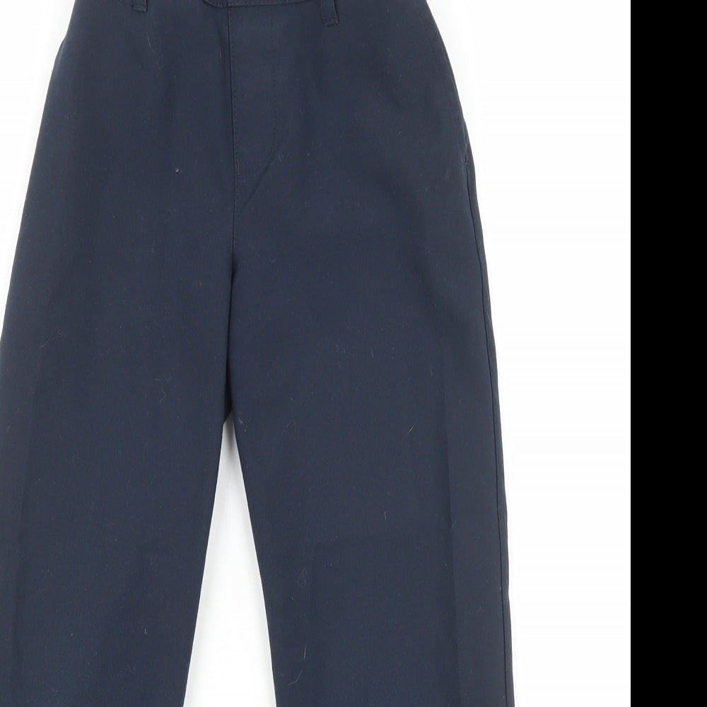 Dunnes Stores Boys Blue Polyester Carpenter Trousers Size 5-6 Years Regular Pullover