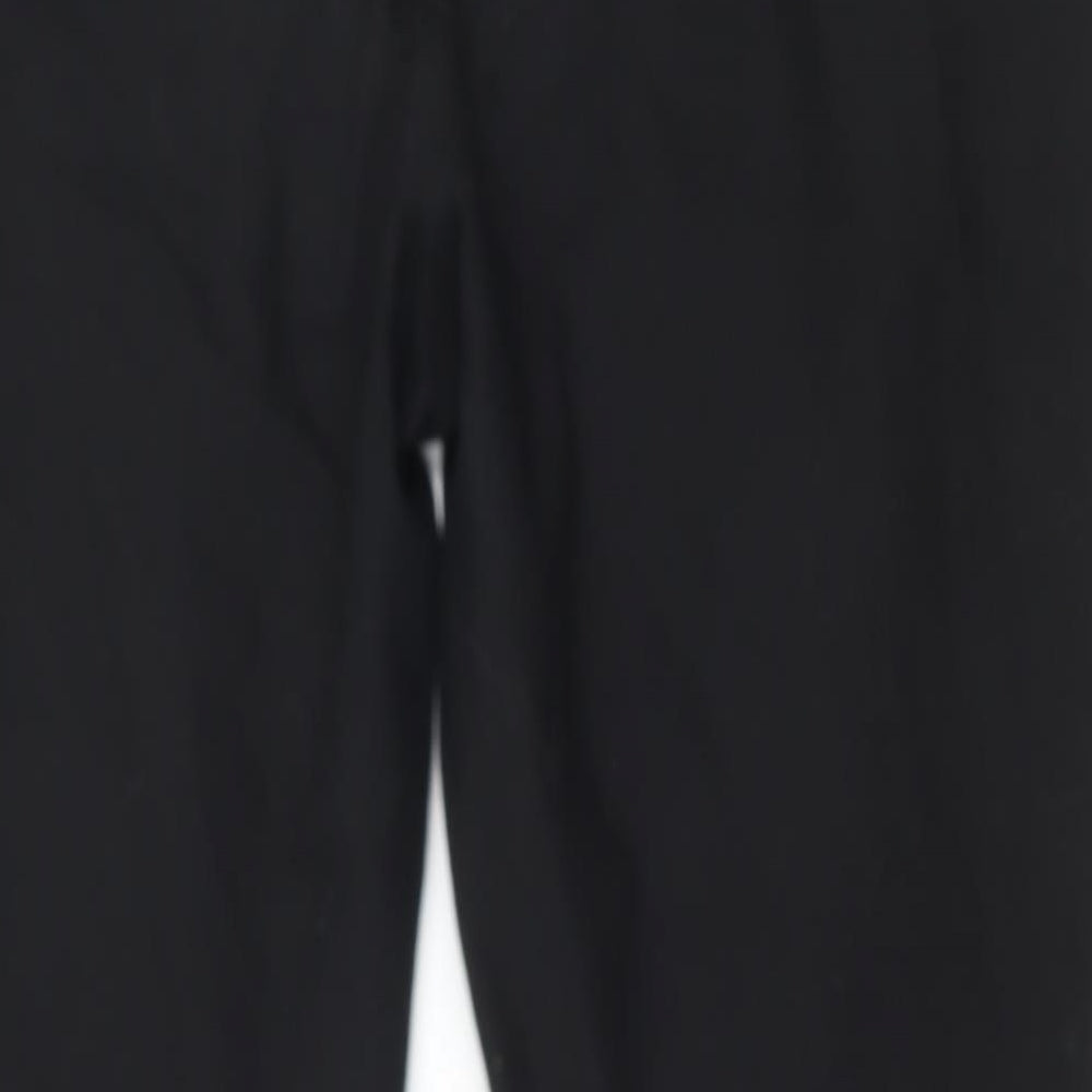 Matalan Womens Black Cotton Skinny Jeans Size 20 L29 in Regular Zip