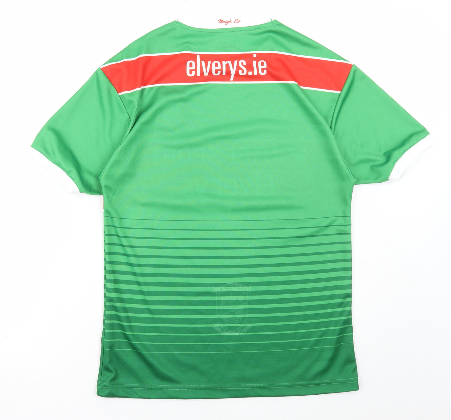 Oneills Mens Green Polyester Basic T-Shirt Size S Round Neck Pullover - Maigh Eo Gaelic Football