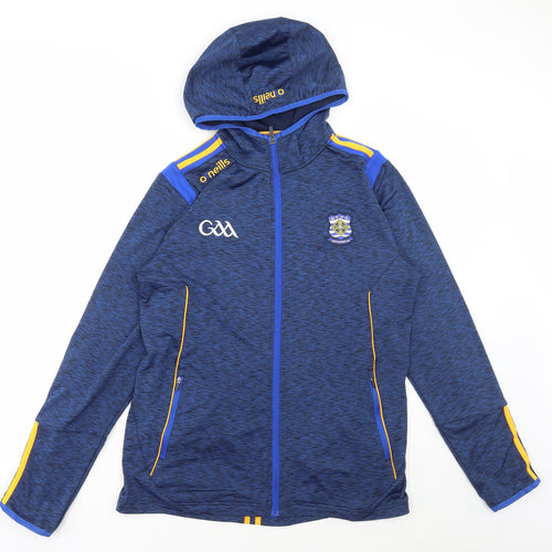 Oneills Mens Blue Polyester Full Zip Hoodie Size M - Gaelic football