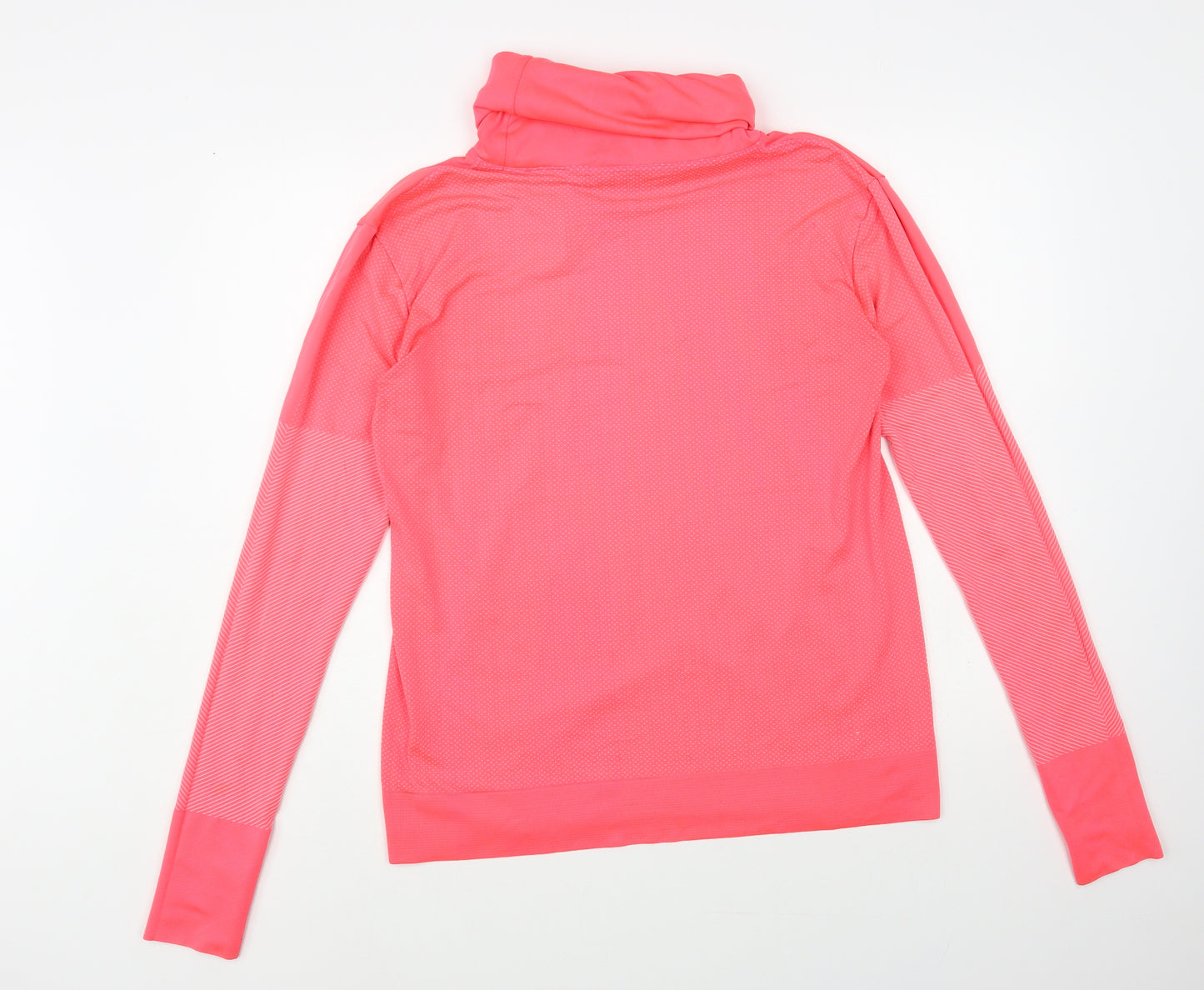 Nike Womens Pink Geometric Polyester Pullover Sweatshirt Size XL Pullover