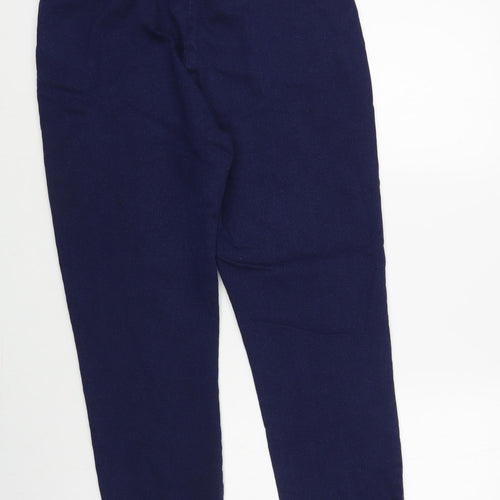 Savida Womens Blue Cotton Jegging Jeans Size 16 L27 in Regular Zip
