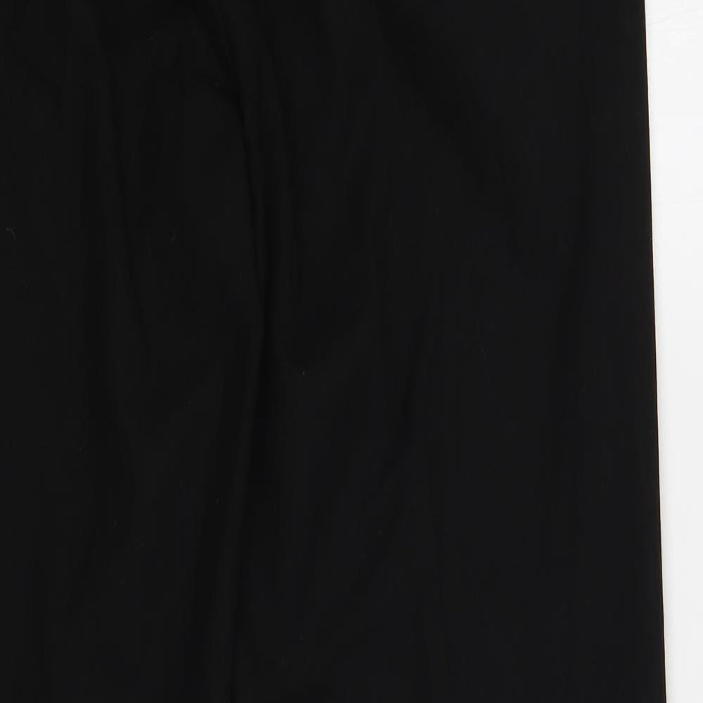 1880 Club Mens Black Polyester Trousers Size 36 in L31 in Regular Button