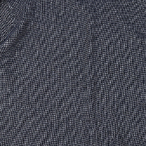 Merc London Mens Blue Round Neck Cotton Pullover Jumper Size 2XL