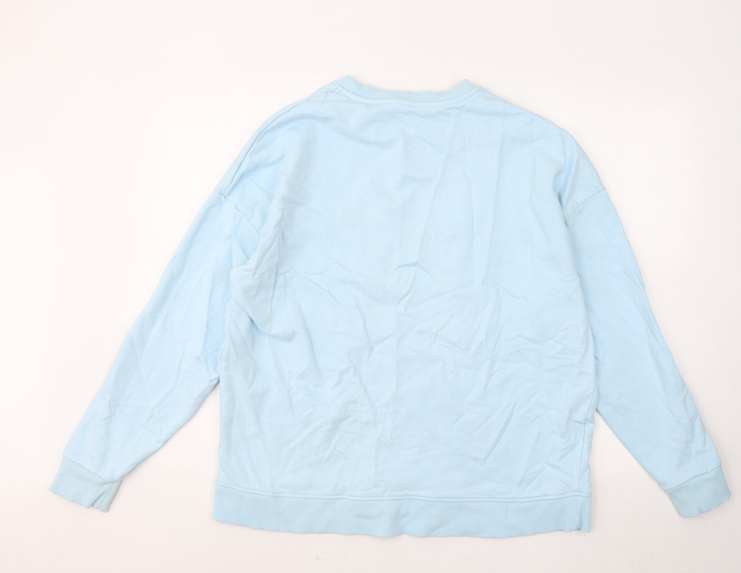 Comic Relief Womens Blue Cotton Pullover Sweatshirt Size XL - Little Miss sunshine